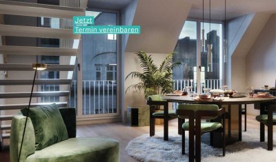 Identitätsstiftendes Unikat: Maisonette-Wohnung in Holz-Hybrid-Ensemble