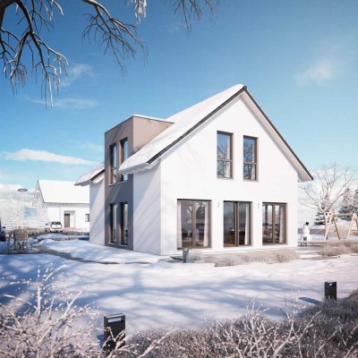 lichtdurchflutet, großzügig und bezahlbar. Das Grundstück bringst du mit!