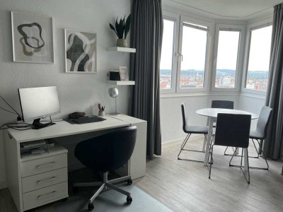 Wohnen über den Dächern von Osnabrück - Single City Appartement im 17. Stock