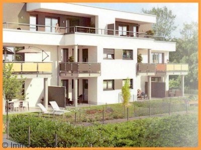 7 9 0,- für 2 Zimmer 5 3 qm Neubau - Terrassenwohnung in BESTER Wohnlage mit Tiefgaragenstellplatz