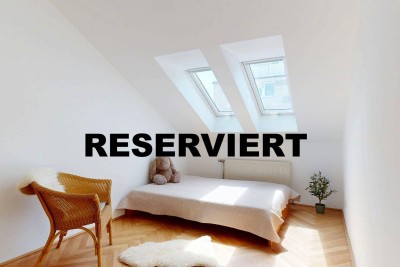 Helle 4-Zi-Wohnung für sportliche im Dachgeschoss - WG-geeignet - auch für Musiker