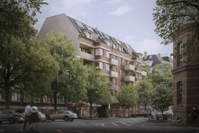 Einziges Neubauprojekt in Schleußig! Wohnung im DG, ca. 123m², 4 1/2 -Zi. mit 2 Bädern & 2 Terrassen