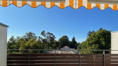 Exklusive 4-Zimmer-Maisonette-Wohnung mit 2 Balkonen, einer Dachterrasse und Fernblick