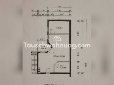 Tauschwohnung: Helle 2-Zimmer-Wohnung mit Balkon