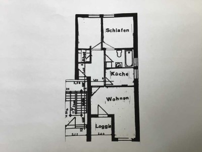 Erschwingliche und gepflegte Wohnung mit drei Zimmern und Balkon in Inden