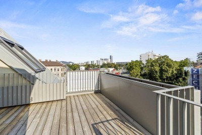 ++ WEITBLICK &amp; WOHNKOMFORT ++ DG-Wohnung im PROJEKT KARL74