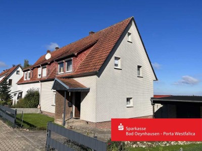 Doppelhaushälfte mit großem Garten und viel Platz zum Wohlfühlen in Porta Westfalica - Wülpke