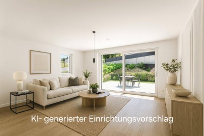 NEUBAU-GARTENWOHNUNG IN SONNIGER RUHELAGE
