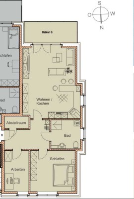 Erstbezug mit Balkon und Einbauküche: Geschmackvolle 3-Raum-Wohnung in Hörstel