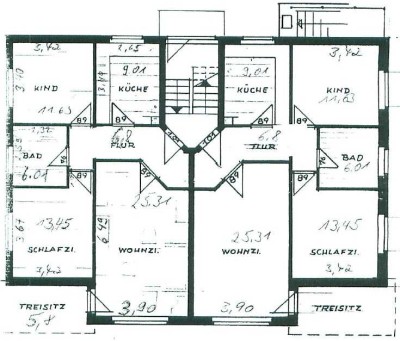 Freundliche 3-Zimmer-EG-Wohnung mit Balkon in Osterwald