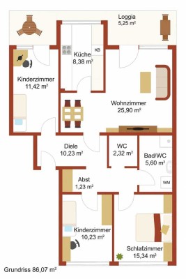 4-Zimmer Erdgeschosswohnung (WEG) mit Garage im Herzen von Bonn-Bad Godesberg