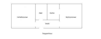 Attraktive, ruhige SINGLE-Wohnung 44 qm / - wenige Gehminuten zur Uni und Hbf
