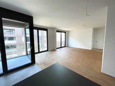 Neubau! Erstbezug! Attraktive 3-Zimmer-Wohnung (K6-6) mit gemütlicher Loggia im "Neckarbogen" ,