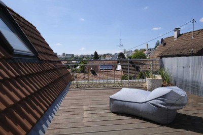 Wohnen über den Dächern von Sillenbuch – 4,5-Zimmer-Maisonette-Wohnung mit sonniger Dachterrasse