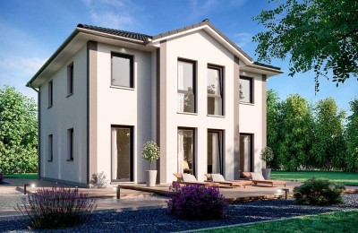 Hier entsteht der Neubau eines Massivhauses, perfekt für Paare oder Familien!