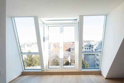 Dachgeschosswohnung mit Privatlift, Terrasse, Garage in Döbling
