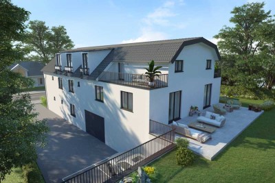 Zentrumsnahe 3-Zimmer-Neubauwohnung im KfW-55-Effizienzhausstandard