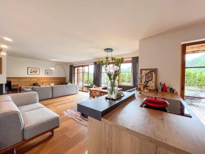 Luxuriöse Gartenwohnung in traumhafter Panoramalage von Fieberbrunn