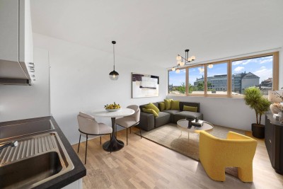 City Apartment mit Blick ins Grüne nahe Rochusmarkt