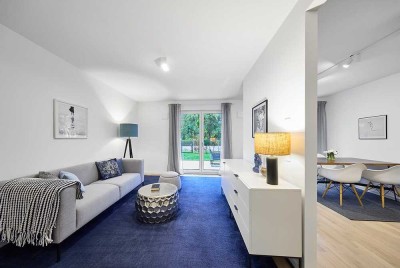 Wohnung 03 - Wohlfühloase in Ismaning: Großzügige 4-Zimmer-Erdgeschosswohnung mit Garten