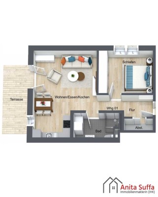 Klimafreundliche Neubauwohnung mit KfW Förderung! WE01