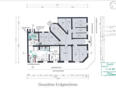 Gewerbefläche mit Baugenehmigung für Wohnraum!