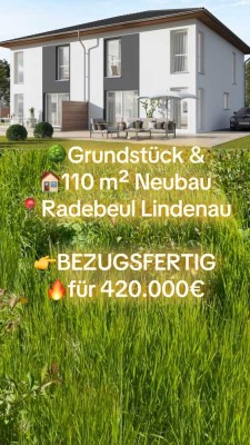 Neubau in Radebeul Lindenau - INKLUSIVE GRUNDSTÜCK