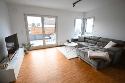 Modernes Wohnen: Neuwertige 2-Zimmer-Wohnung mit Balkon & Tiefgaragenstellplatz in Höchberg