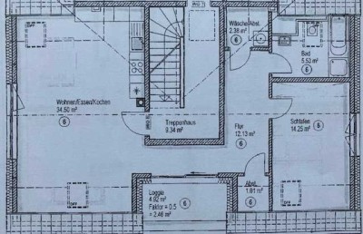 Neuwertige 2-Zimmer-DG-Wohnung mit Balkon und EBK in Neumarkt in der Oberpfalz
