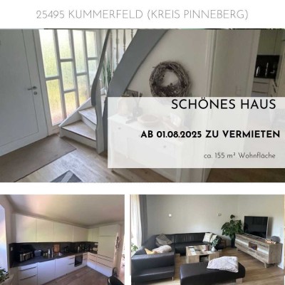 Schönes Haus mit  fünf Zimmern in Pinneberg Nord (Kreis), Kummerfeld