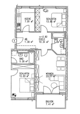 Helle 2-Zimmer Wohnung mit Balkon in München-Trudering