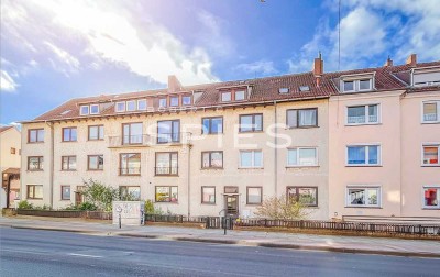 Gut geschnittene 3-Zimmer-Wohnung mit Balkon in der Neustadt