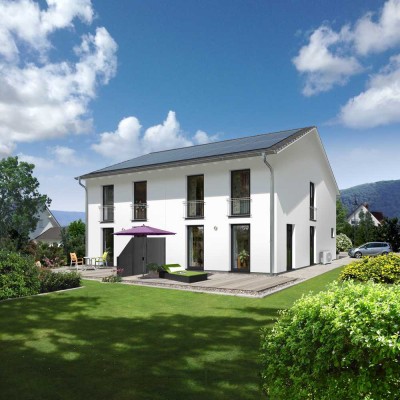 Grundstück in Meerbusch mit modernen Doppelhaus!