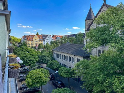 Mit Blick auf den Nikolausplatz