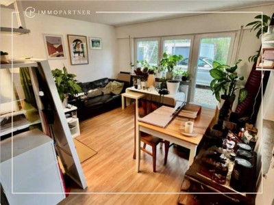 Praktische 1,5-Zimmer-Wohnung mit Außenbereich und Küche