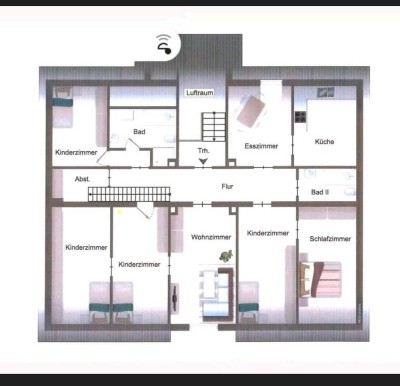 4-Zimmer-DG-Wohnung in Oberbarmen