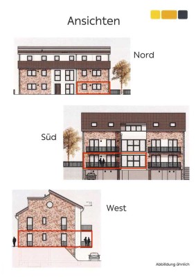 Erstbezug! 3-Zimmer Wohnung mit Südbalkon in attraktiver Lage in Stade