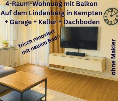 TOP Familien 4-Raum-Wohnung + Balkon + Garage +großer Keller