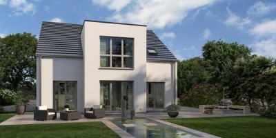 Innovatives Traumhaus mit extravagant gestaltetem Elternbereich!