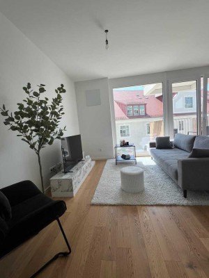 NEUBAU/ GANZ ANDERES WOHNKONZEPT/ 2(,5)-Zi-Whg, 3OG mit EBK u CONCIERGE (b. Pasing Arcaden, bald U5)
