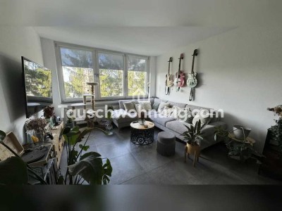 Tauschwohnung: Schöne 3 Zimmer Wohnung, 10 Minuten vom Rhein mit Balkon