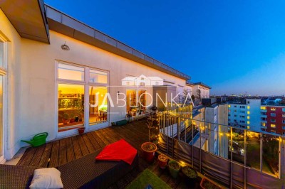 Hamburg im Blick - Panorama Penthouse mit zwei Dachterrassen in UKE Nähe - Courtagefrei für Käufer
