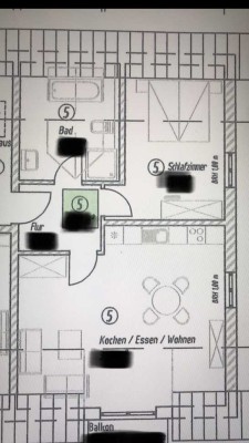 lichtdurchflutete 2-Zimmer Dachgeschosswohnung