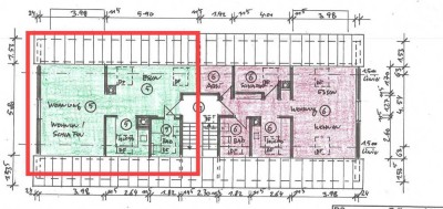 Schöne 1,5 Zimmerwohnung im DG mit Stellplatz (provisionsfrei)