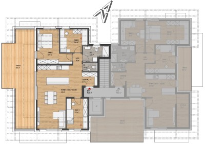 Außergewöhnliche und unvergleichbare Penthouse-Wohnungen im Zentrum von Birgitz!! Top 12