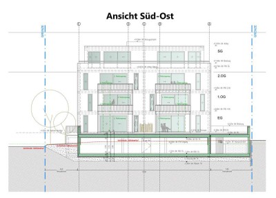 Helle Neubauwohnung mit eigenem Garten im KFW 40 Energiesparhaus Nähe Porta Nigra