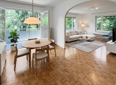 NEUER PREIS: 18. Bezirk | Gersthof | Großzügige 4-Zimmer-Wohnung in absoluter Grünruhelage | 2 Balkone | Garage