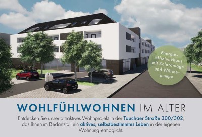 Senioren 2-Zimmer-Wohnung mit 24/7 Schwesternruf