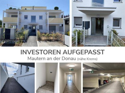 ***ANLEGER/INVESTOREN aufgepasst: Wohnung Top 03 in Mautern/Donau um NETTO € 199.500,- *** 2-Zimmer-Wohnung inkl. 1 TG-Platz – Ideal für 2 Studierende