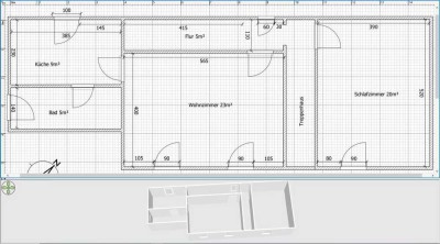 Helle 2-Zimmer Wohnung mit Garage in Wallenfels